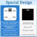 Rykyart Touch Screen Body Fat Scale | Bluetooth BMI Weight Scales with 18 Body Data | Digital Bathroom Scale Sync with Fitness App - Buy Online on GoSupps.com