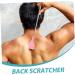 Beaupretty Long Handle Body Massage Device - Stainless Steel Back Scratch Massager for Ultimate Relaxation - Pink 20.5x4cm - Buy Online on GoSupps.com