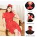 Retro Polka Dot Wire Headband Set for Women - 4 Pack Red Hair Holders - Buy Online on GoSupps.com