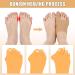 Toe Pads & Gel Heel Socks Set Comfortable Foot Protectors for Day & Night Support | Breathable Cushion Sleeves for Big & Little Toes - Buy Online on GoSupps.com
