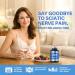 icolorfuled Sciatic Nerve Capsules Sciatic Nerve Pain R lief Suppl -Ment with 300mg Alpha Lipoic Acid & B-Complex Vitamins 120 Capsules for Hip Hand Leg & Lower Back Comfort - Buy Online on GoSupps.com