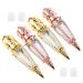 GALPADA 10pi ces Lip Gloss Tubes Radish Shape Mini Refillable Cosmetic Containers Portable for Travel Diy Lip Balm Bottles Set