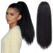 Hair Chignon Long Curly Shaggy Ponytail Hair Extensions Natural Black with Drawstring Hair Comb Ponytail Hair Bun for Black Women Messy Bun Hair Piece (Color : Black Size : 22 inch) - Buy Online on GoSupps.com