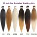 Leeven 20 Inch Pre Stretched Braiding Hair 8 Packs Ombre Medium Auburn EZ Braids Hair Extensions for Goddess Box Braids Pre Stretched Yaki Braiding Hair /T30# 20 Inch (Pack of 8) 30# - Buy Online on GoSupps.com