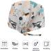 PRETYZOOM Surgical Scrub Cap Surgical Hat Cotton Adjustable Scrub Hat Doctor Nurse Cap for Women Men - Buy Online on GoSupps.com