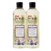 Dr. Teals Soothing Lavender Bath & Body Oil Gift Set (2 Pack 8.8oz ea.) - Aloe Vera Almond Oil & Jojoba Essential Oils Soften & Moisturize Skin - Lightweight Formula Provides Instant Hydration