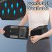 ZWEBY Adjustable Light Back Bandage with Support Plates - Breathable Mesh for Lower Back Pain Relief - Durable Double Lumbar Pads - Black - Buy Online on GoSupps.com