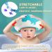 2 Pcs Adjustable Baby Shower Cap Set for Boys and Girls - Crown Pink Dinosaur Blue - Protects Eyes, Ears, and Face - Buy Online on GoSupps.com