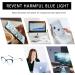 Shop Ljczka Vintage Cat Eye Blue Light Filter Glasses for Women - Metal Frame Gradient Color Anti-Fog - Buy Online on GoSupps.com