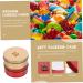 Alipis 4 pcs Aging Storage Candy Round Tinplate Delicate Sweets Wedding Cans Ing Candies Containers - Buy Online on GoSupps.com