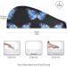 Blue Butterfly Hair Towel 2 Pack | Super Absorbent Quick Dry Hair Turbans for Women & Girls - Buy Online on GoSupps.com