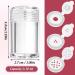 RAYNAG Set of 6 Mini Empty Loose Powder Bottles for Cosmetic Glitter & Eye Shadow - Travel-Friendly with Sifter and Lids - Buy Online on GoSupps.com