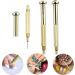 FRCOLOR 3pcs Nail Drilling Drill Acrylic Nail File Drill Bit Finger Nail Drill Nail Piercing Tool Drill Machine Bit Manicure Drill Piercing Tools Nail Art Tool Hand Drill Metal Main Drill 6.5x0.8cm Golden - Buy Online on GoSupps.com