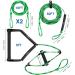 Affordura 4-Section Wakeboard Rope & Handle Set - 75 Feet Tow Rope for Watersports | Includes Storage Bag | Green - Buy Online on GoSupps.com