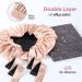 Silk Double Layer Reversible Bonnet for Curly Hair - Pink/Black - Buy Online on GoSupps.com