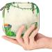 Menstruation Pad Bag with Zipper | Women's Napkin & Tampon Storage | Chic Tukan & Butterflies Design - Buy Online on GoSupps.com