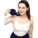 HealthGoodsIn Ceramic Neti Pot Spill Proof with 5 Sachet Neti Salt Microwave Safe - Violet Color - Buy Online on GoSupps.com