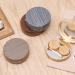 Retro Wood Grain Contact Lens Container | Beige Cosmetic Box for Myopia Glasses | Stylish Double Box - Buy Online on GoSupps.com
