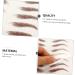 Housoutil 4 Sheets Waterproof Eyebrow Stickers Eyebrow Tools Eyebrow Transfer Stickers Water Proof 3d Cosmetic 21x14.8cm Brown - Buy Online on GoSupps.com