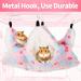 2 Pieces Small Pet Cage Hammock Hanging Tunnel Mats Set Small Animals Bed Hanging Cage Guinea Hammock Cage Nap Sack for Hamster Ferret Rat Guinea Pig Toys Sleeper Cage Hideout Accessories (Pink) - Buy Online on GoSupps.com
