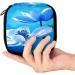 GIAPB Period Bag Sanitary Napkin Storage Pad Holder Blue Flower Pattern Makeup Pouch - Color2015 - Buy Online on GoSupps.com