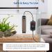 Hygger 200W Adjustable Aquarium Heater - Fast Heating for 80-200L Freshwater & Saltwater Tanks - Buy Online on GoSupps.com