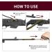 SABPACK Gun Snakes Cleaner for Pistol and Rifle Calibers - Shotgun 12GA, 9mm, .380cal, .38cal, .7.62mm, .30Cal, 308Cal - Brass Brushes - 1 Pack - Buy Online on GoSupps.com