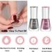 TBeautfave Clear Glitter Nail Polish Peel off Nail Polish Quick Dry & Long Lasting Nail Polish Breathable Natural Nail Varnish Healthy Water Based Non-toxic Nail Art DIY at Home 38FlashGold - Buy Online on GoSupps.com