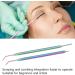 2 Pack Stainless Steel Eyelash Separator Tools - Double-Headed Lash Separation Rod with Comb for Perfect Eyelashes - Buy Online on GoSupps.com