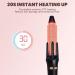Automatic 1 Inch Curling Wand - Auto Rotating Ceramic Iron for Beach Waves - Best for Medium to Long Hair - Buy Online on GoSupps.com