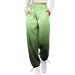 Parachute Pants Y2K Women Cargo Pants Baggy Cargohose Track Pants Streetwear Vintage Jeans Pants 90s E-Girl Streetwear Cargo Pants Y2K Sports Pants Lang 02-Gr n S