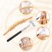 41cm Wood Fascia Rod Massage Roller Set Adjustable Back Scratcher & 2-Piece Scooter for Neck Legs and Body Relief - Buy Online on GoSupps.com