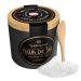 Fleur de Sel - Premium Sea salt from Guerande France - Flaky Sea Salt from the Celtic Sea - Salt Cork box and Wooden salt spoon included - 3.5 Oz (100g)