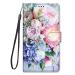 Miagon Full Body Wallet Case for Samsung Galaxy A71 Colorful Pattern Design PU Leather Flip Cover with Magnetic Closure Stand Card Slot Pink Flower Samsung Galaxy A71 Pink Flower