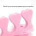 100 Pairs Soft Toe Separators Anti-Scratch Sponge Pedicure Bulk Nail Art Stretcher - Pink - Buy Online on GoSupps.com
