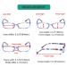 Eyekepper 4 Pack Women's Fashionable Stripe Reading Glasses +0.50 - Stylish Small Frames for International Shipping - Buy Online on GoSupps.com
