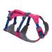 Luffwear flagline dog harness with handle light adjustable walking dishes 3 linen fortification points reinforced belt strap and strong V-ring made of metal alpine glow pink medium medium alpine glow pink