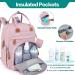 BabbleRoo Baby Diaper Bag/Backpack - Stylish Pink Diaper Backpack for Moms | International Shipping Available - Buy Online on GoSupps.com