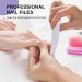 Canvalite 25stk Nail Files for Gel Nails - Professional 100/180 Double-Sided Buffer Block Washable & Reusable - Perfect for Nail Art - Buy Online on GoSupps.com