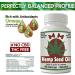MM Hemp Seed Oil 1000mg (90 Soft Gel Capsules) Vegan Gluten-Free Rich in Antioxidants with Anti-Inflammatory Properties for Pain Relief and Joint Pain - Buy Online on GoSupps.com