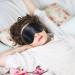 Buy Gritin Silk Sleep Mask - 100% Natural Skin-Friendly Eye Mask for Side Sleepers with Adjustable Straps & Earplugs - Dark Black | International Shipping - Buy Online on GoSupps.com