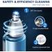 NOOA USB Rechargeable Ear Nose Hair Trimmer - Dual-Edge Stainless Steel Blades - Waterproof Electric Facial Hair Trimmer for Men Women - Blue - Buy Online on GoSupps.com
