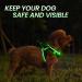 Buy PCEOTLLAR USB Rechargeable Reflective Dog Harness - Lightweight LED Light Breast Harness for Small & Medium Dogs - Breathable & Flashing - XS Black Green - Buy Online on GoSupps.com