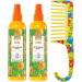 Avon Kids Magnificent Mango kids hair detangling spray 2 x 200ml plus Avon detangling Hair Comb for children - Buy Online on GoSupps.com