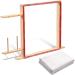 Tufting Frame  Tufting Frame Rug with Monks Cloth  27.6 x 27.6 Inch Carpet Making Frame Needlework Fabric with Marked Line  Rug Tufting Supplies for Electric Rug Tufting Gun or Machine