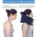 Inflatable Cervical Neck Traction Device for Chronic Pain Relief - Adjustable Support for Spine Alignment - Easy to Use at Home or Office (Blue) - Buy Online on GoSupps.com