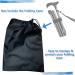 Folding Cane Storage Bag - Walking Stick Pouch for Elderly & Disabled - Easy Travel & Protection - Black - Buy Online on GoSupps.com