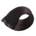 16 Inch Natural Black Clip in Hair Extensions - Real Human Hair Double Weft, Soft Straight, Unprocessed - Premium Quality - Buy Online on GoSupps.com