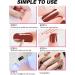 Kalolary 20PCS Nail Gel Polish Strips Full Wraps Nail Polish Stickers Cured Gel Nail Strips Self-Adhesive Gel Nail Wrap Stickers Decals with Nail File and Stick(UV/LED Lamp Required) (NJTZ-NG200266) - Buy Online on GoSupps.com