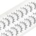 Anime Lashes With Clear Band Manga Lashes Natural Look 13mm Spiky Anime Eyelashes 10 Pairs Cosplay Wispy False Lashes Japanese Korean Asian Natural Lashes by Obeyalash - Buy Online on GoSupps.com